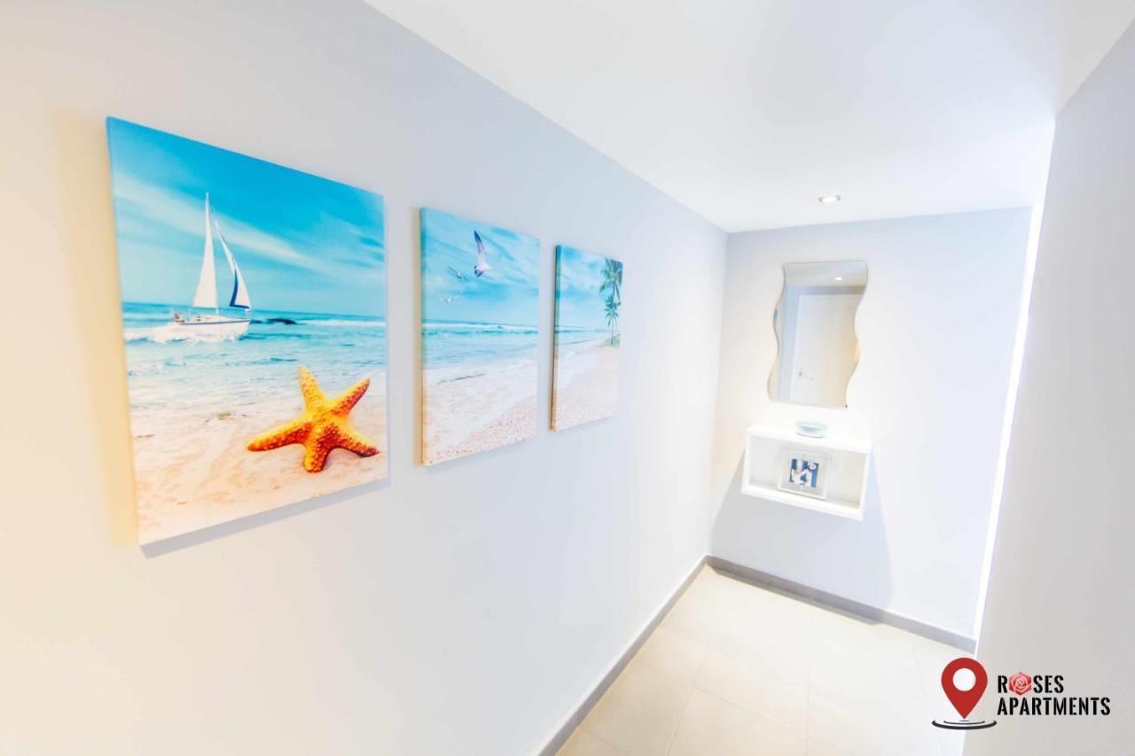 Roses Apartments Ocean 2 Habitaciones Vista Mar Lateral Εξωτερικό φωτογραφία
