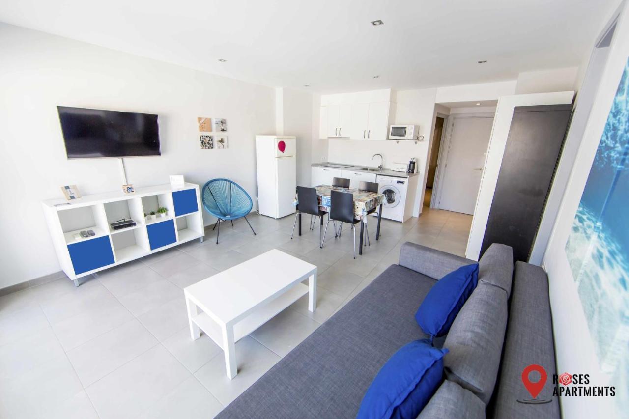 Roses Apartments Ocean 2 Habitaciones Vista Mar Lateral Εξωτερικό φωτογραφία