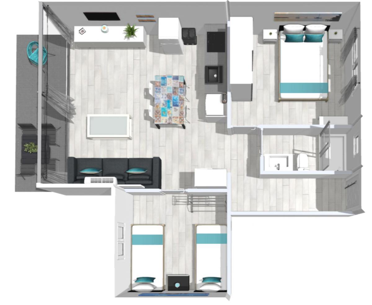 Roses Apartments Ocean 2 Habitaciones Vista Mar Lateral Εξωτερικό φωτογραφία